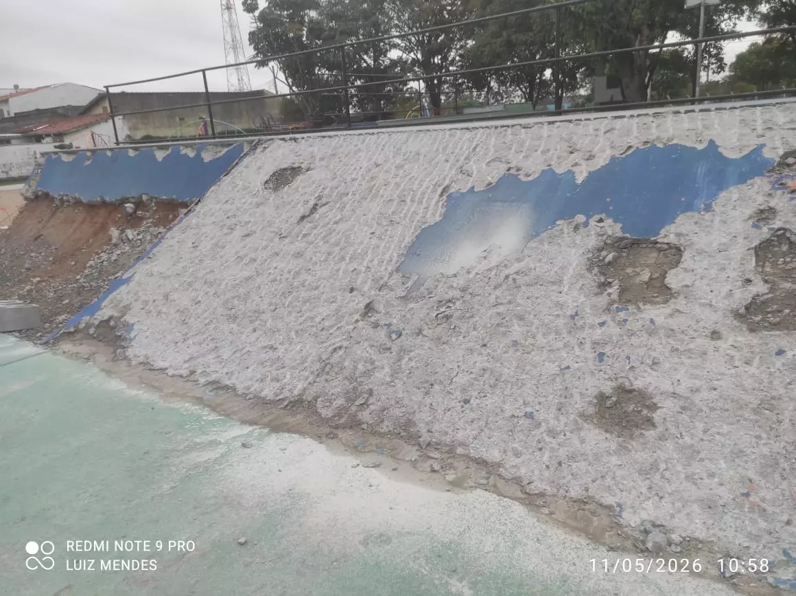 Pista de skate do Zito passa por reforma para se tornar referência em Pindamonhangaba